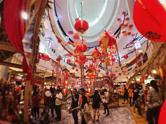 马来西亚Aman购物中心2018年春节美陈