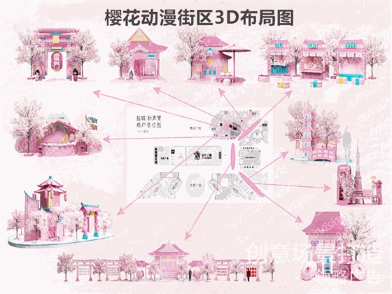 盐城·新弄里樱花动漫主题街区打造