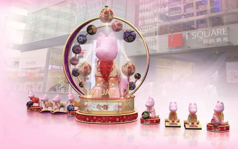 2018年香港购物中心春节美陈有哪些新花样？