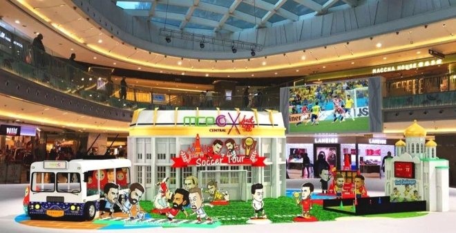 香港MCP CENTRAL世界杯美陈：Road to Soccer Tour 世界足球掀战“漫”