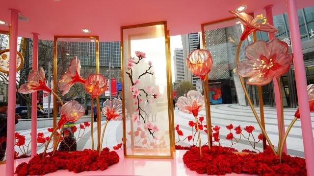 上海恒隆广场春季美陈：美到极致的优雅