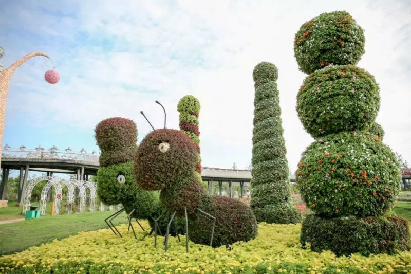 上海奇迹花园花海场景美陈展