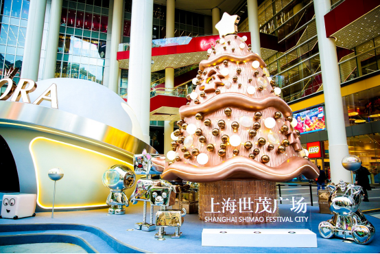 上海世茂广场“爱之星球”圣诞美陈展