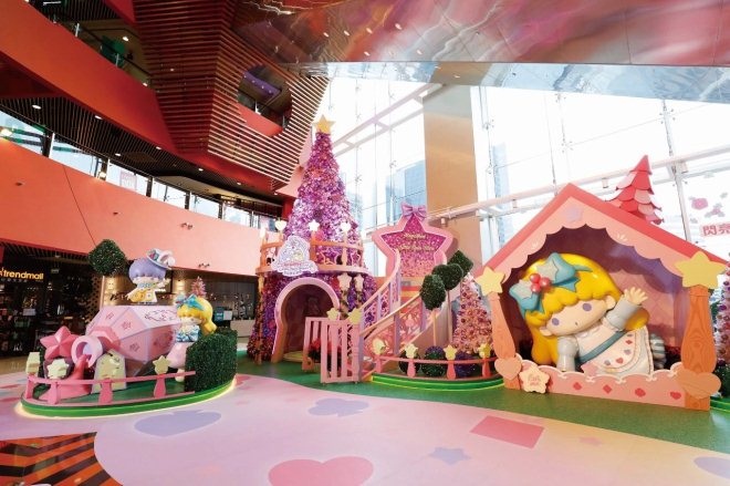 香港MegaBox商场Little Twin Stars圣诞梦幻乐园美陈