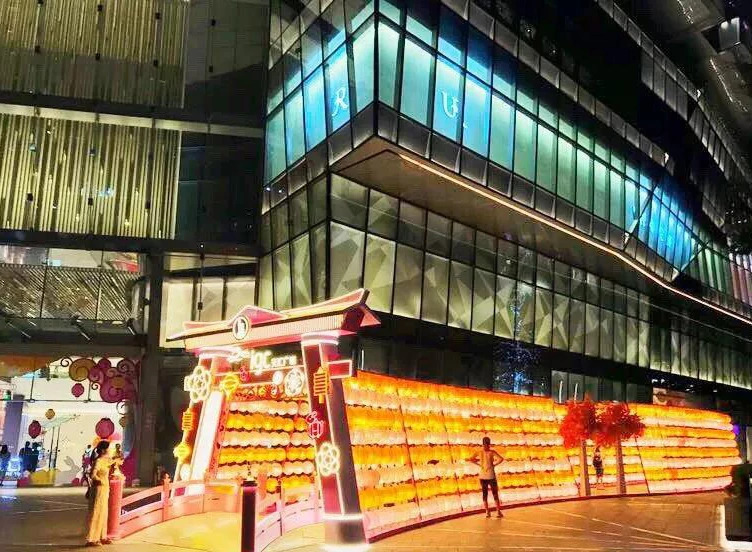 广州天汇广场中秋特色长廊场景美陈